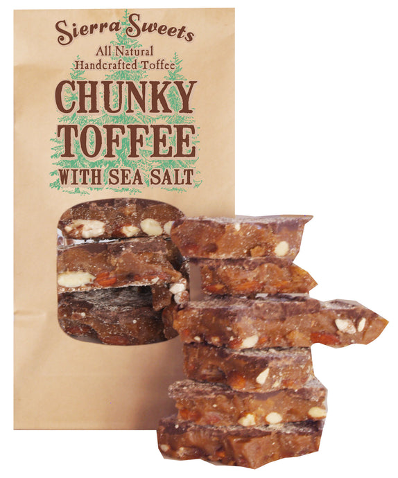 - CHUNKY TOFFEE WITH SEA SALT
